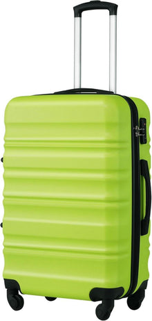 COOLIFE Hartschalen-Koffer Trolley Rollkoffer TSA-Schloss Grün