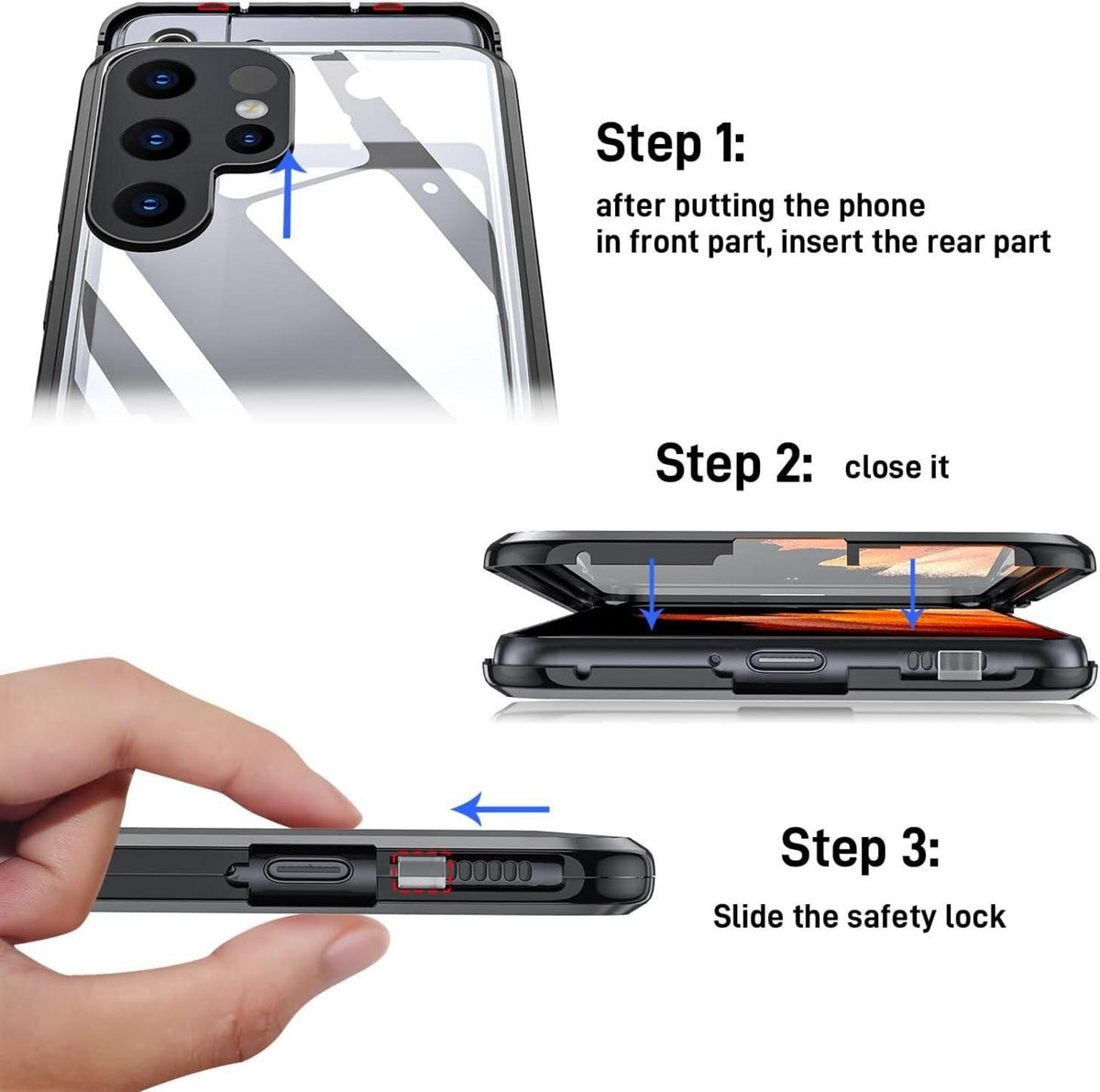 Samsung Galaxy S22 Ultra 5G Hülle, Magnetische Adsorption