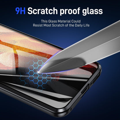 Samsung Galaxy S22 Ultra 5G Hülle - Metallrahmen, Magnet Adsorption, 360° Schutz