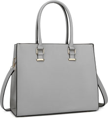 Umhängetasche Damen Handtasche Groß Retro Grau Elegant