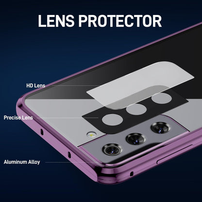 Handyhülle für Samsung Galaxy S22 5G lila Magnetische Adsorption 360