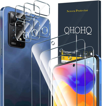 Panzerfolie und Kameraobjektiv Schutzfolie Xiaomi Redmi Note 11 Pro 4G