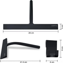 Duschabzieher Set 28 cm Silikon Duschwischer Fensterabzieher