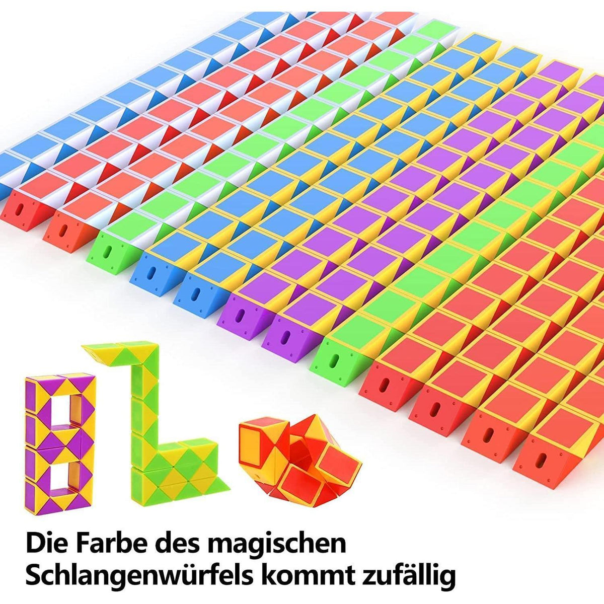 24 Mini Magische Würfel Puzzles - Kindergeburtstagsgeschenke
