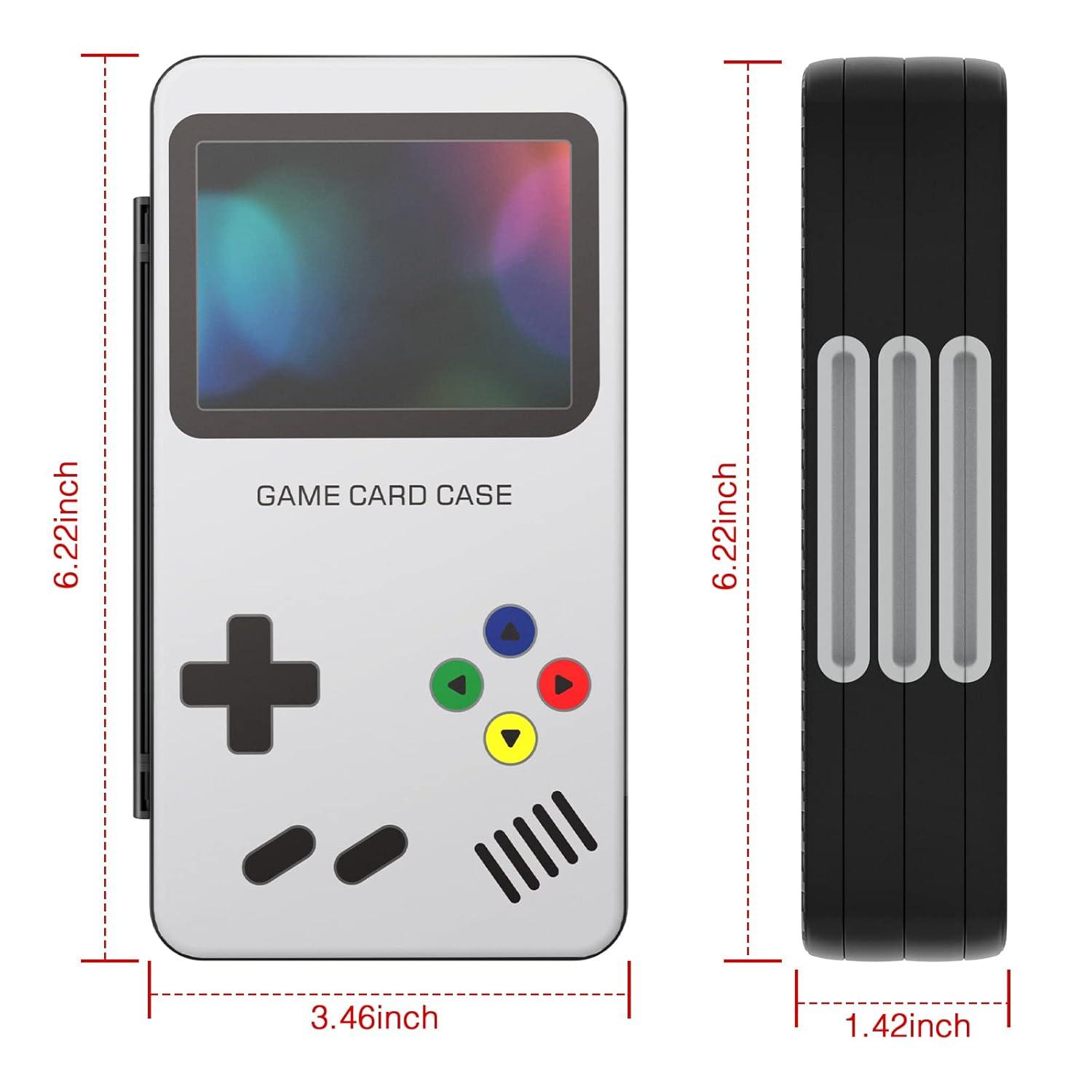 HEIYING Switch Spiele Aufbewahrung Schutzhülle 72 Game Card 24 Micro SD Slots