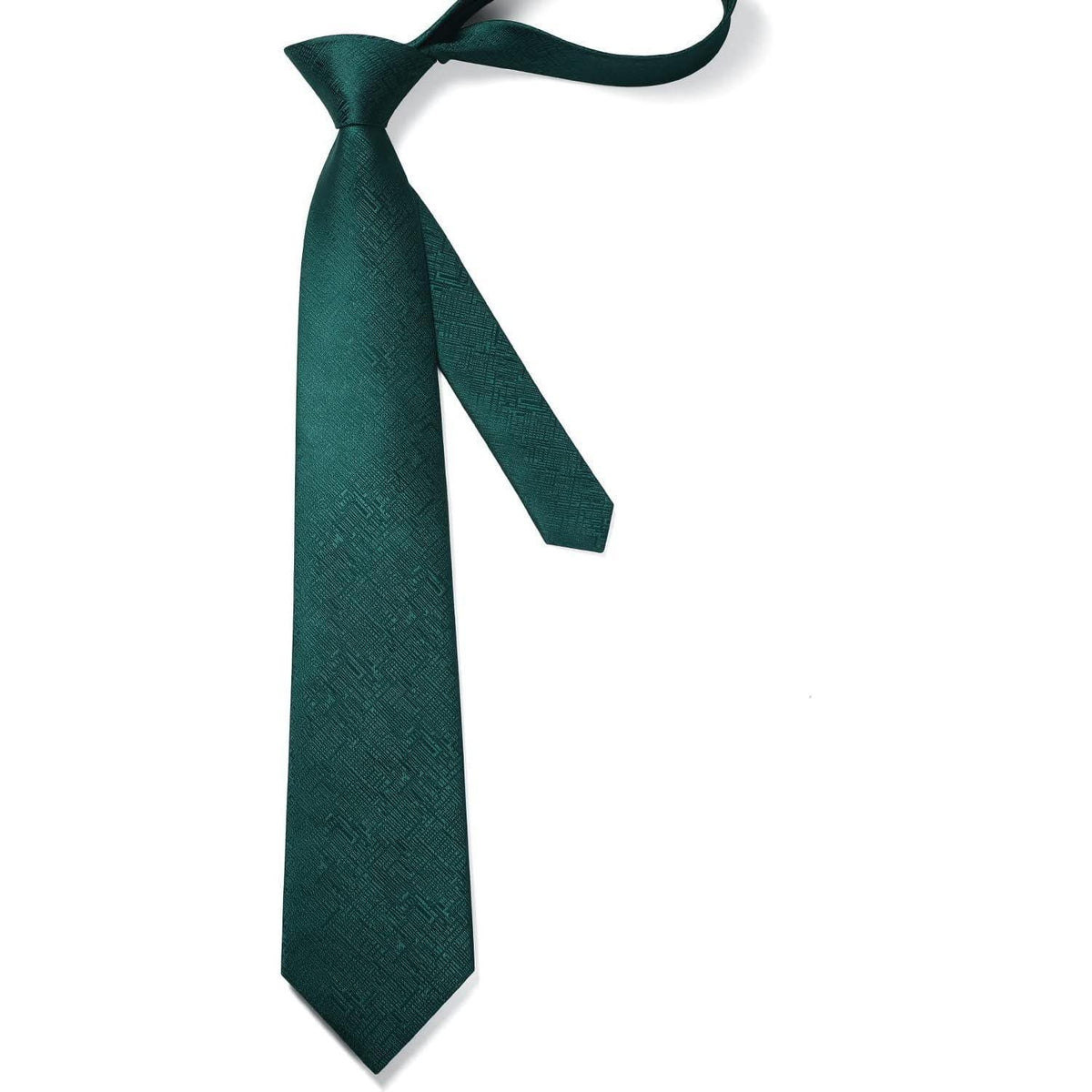 Krawatten-Set Herren Grün mit Einstecktuch – Elegant & Formal