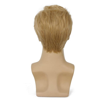Blonde Lockenperücke für Herren Cosplay Halloween Party Karneval