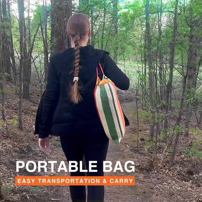 Hängematte 200x150cm Camping Segeltuch Tragbare bis 300kg