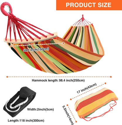 Hängematte Outdoor XXL mit Tragetasche bis 300kg