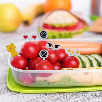 60x Mini Tier Obstgabeln Kunststoff Fingerfood Party Picks