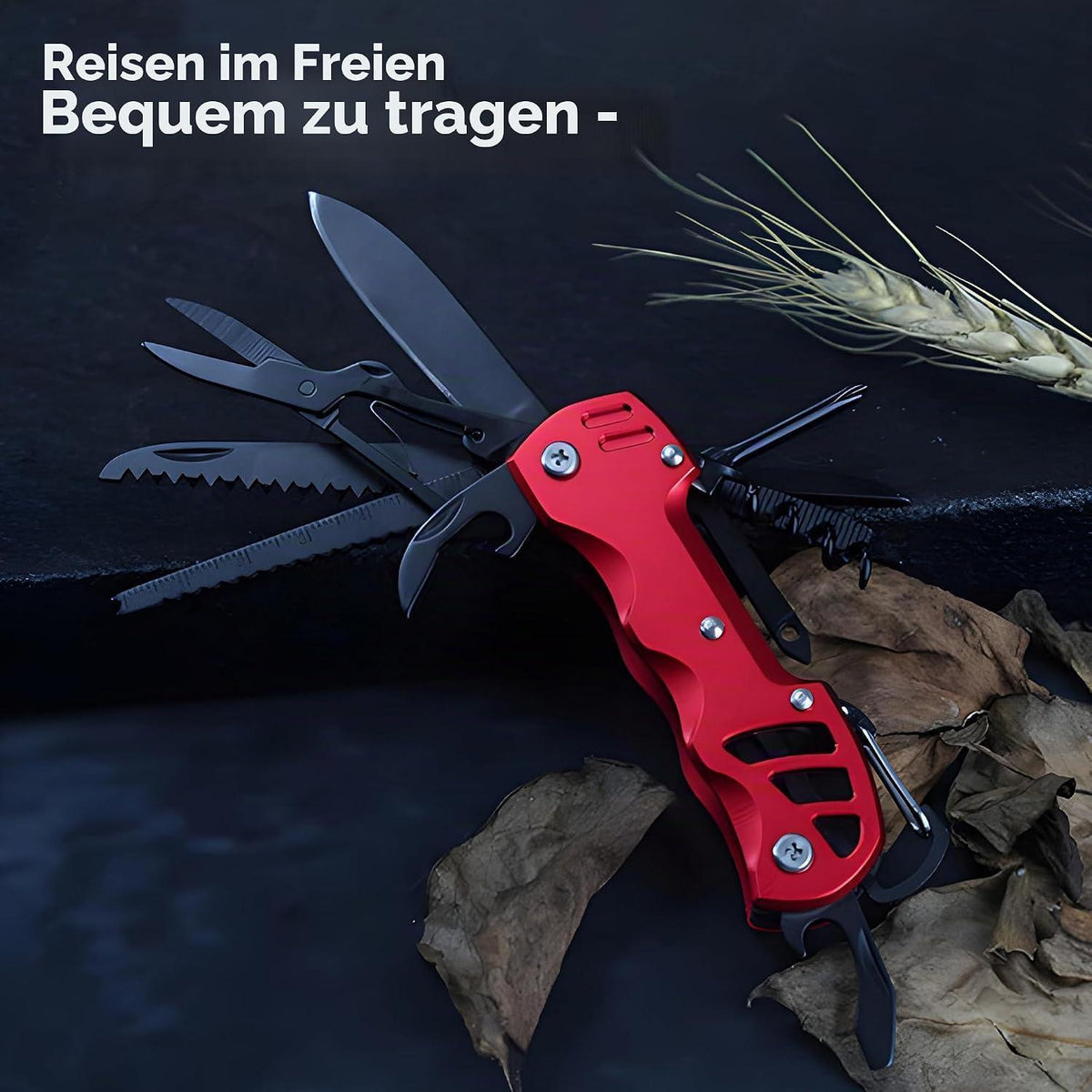 Multitool Taschenmesser 12-in-1 – Robustes Werkzeug für Outdoor & Alltag