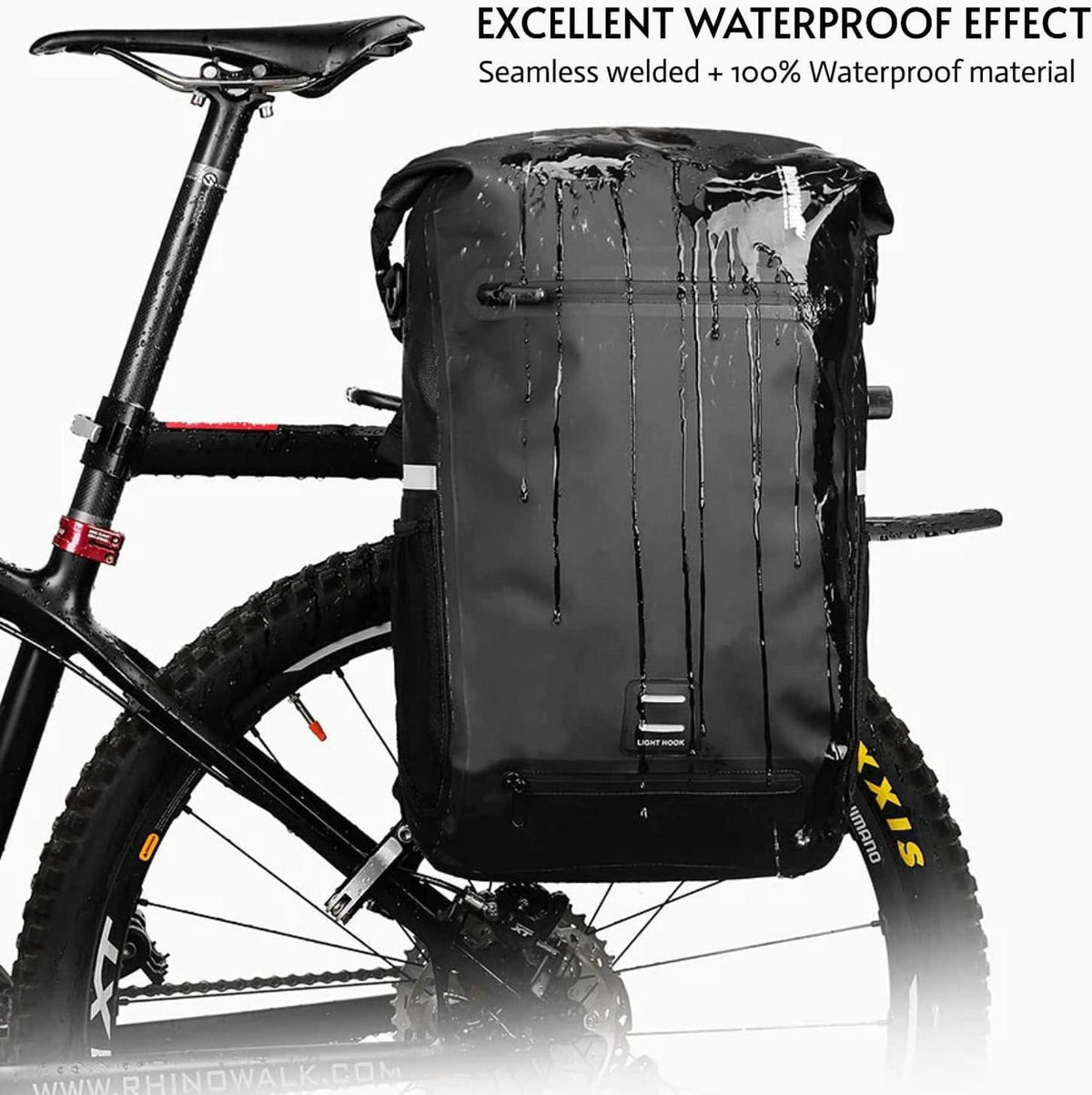 Wasserdichte Fahrradtasche 3-in-1 Gepäckträger 22-25L Rucksack