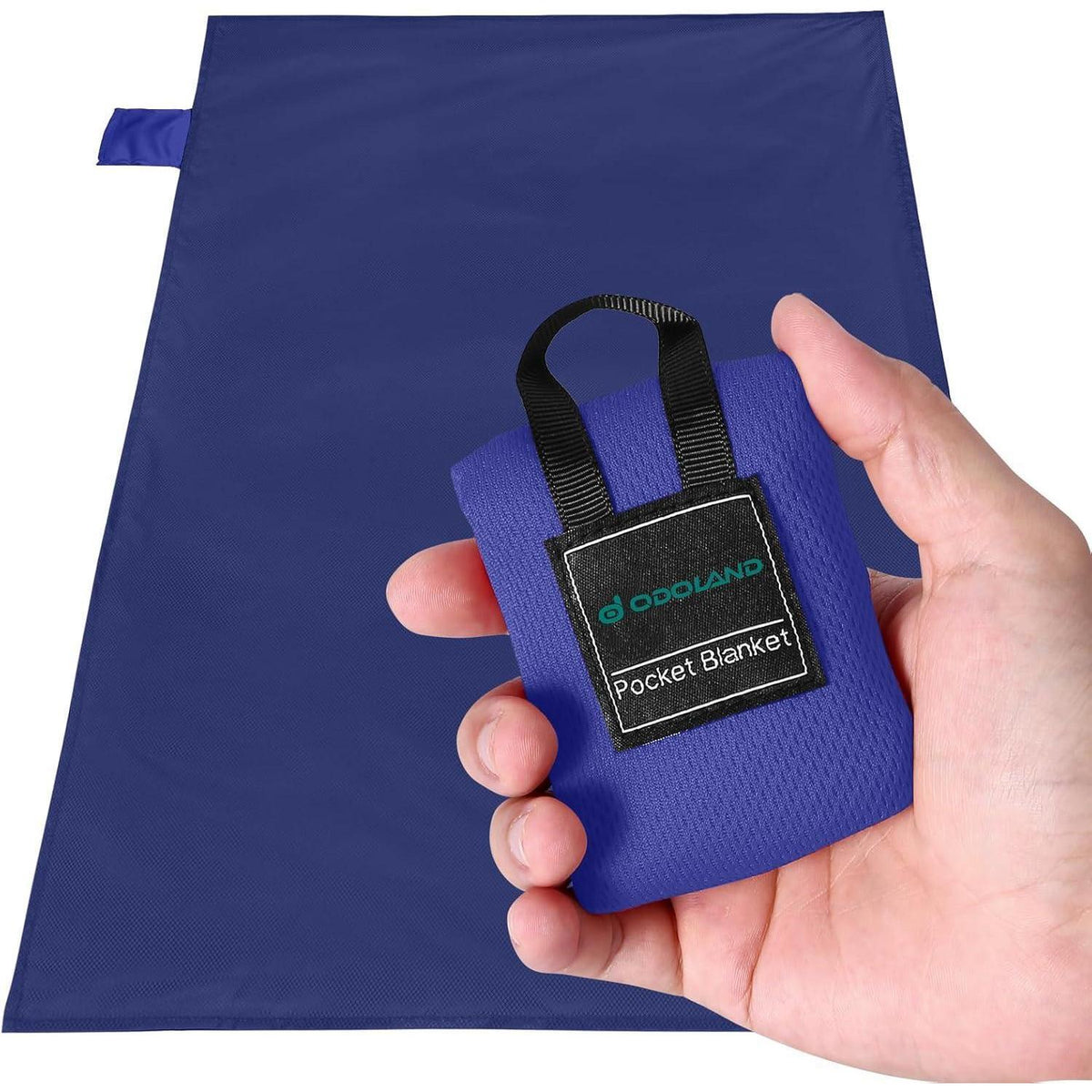 Picknickdecke 70x110 cm Sandabweisend Ultraleicht Blau