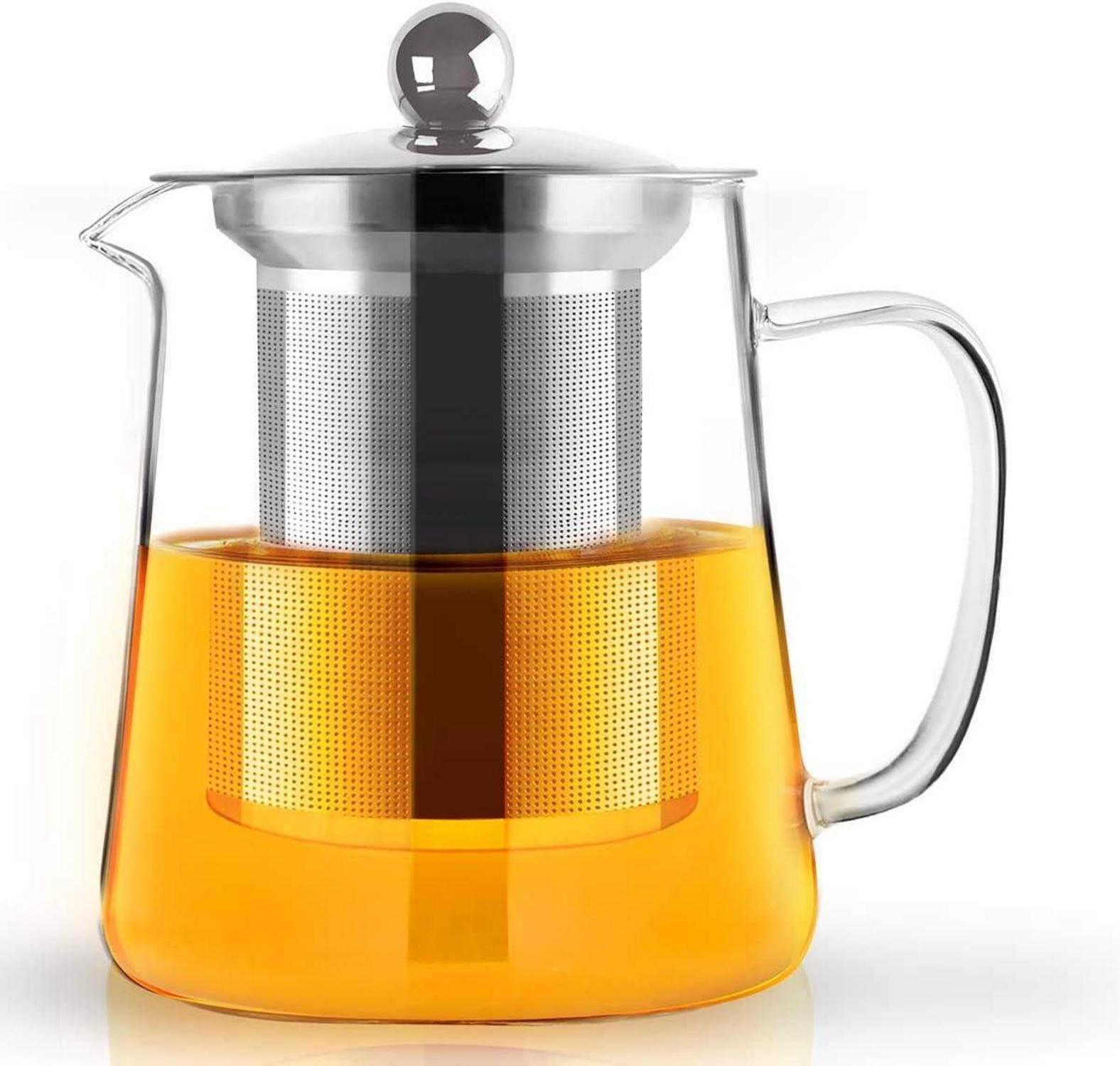 Kreative Teekanne mit Edelstahlfilter für Tee und Kaffee