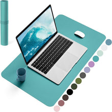 Großes Office Mousepad mit Leder und Wildleder, Multifunktional
