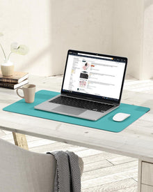 YSAGi Schreibtischunterlage Mauspad Leder Wildleder Office