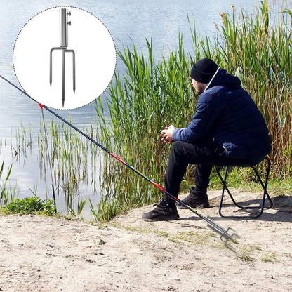 Sonnenschirmständer Rasendorn Edelstahl Garten Strand Angeln