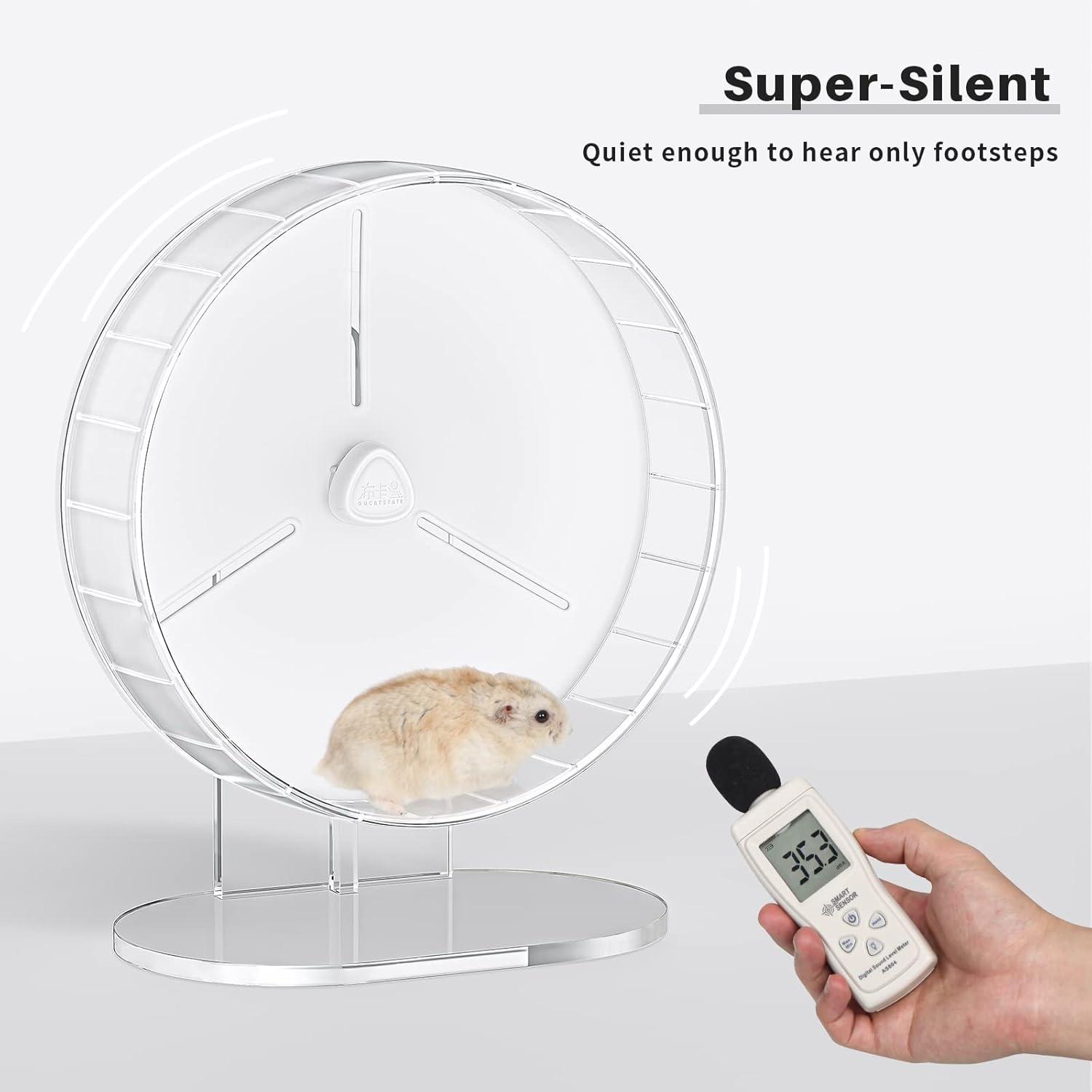 Leises 17cm Hamsterrad für Hamster, Rennmäuse, Mäuse