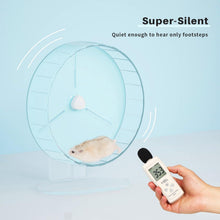 Laufrad Hamster 21cm Leise Hamsterrad Blau Verstellbarer