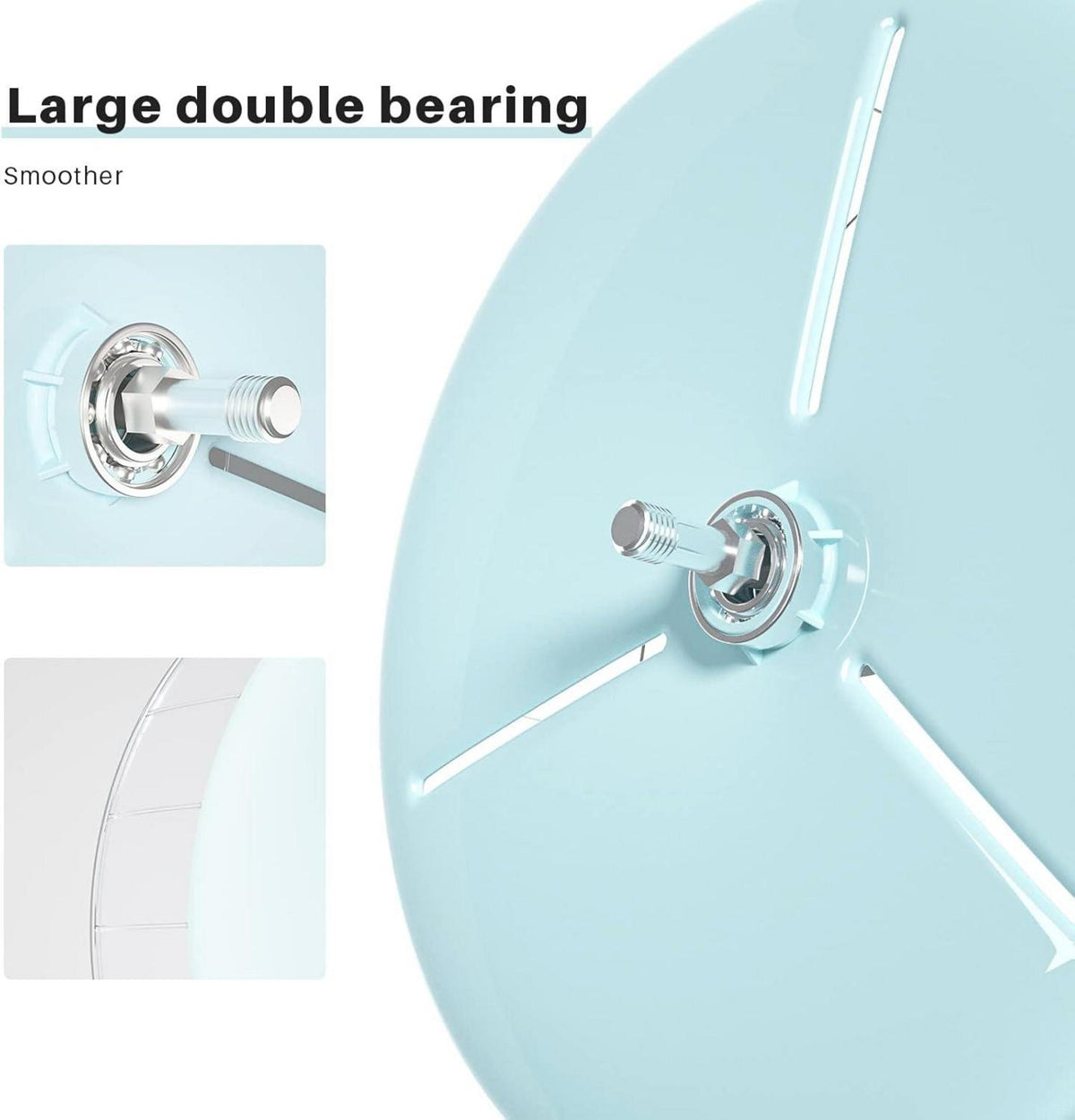 Laufrad Hamster 21cm Leises Hamsterrad Verstellbarer Ständer Blau