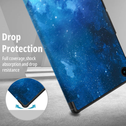 Hülle Samsung Galaxy Tab A8 2022/2021 SM-X200/X205/X207 Blau Sterne