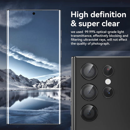 Kameraschutzfolien Samsung Galaxy S22 Ultra 5 Stück Silver