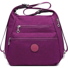 Damen Rucksack 3in1 Wasserdicht Anti-Diebstahl Violett
