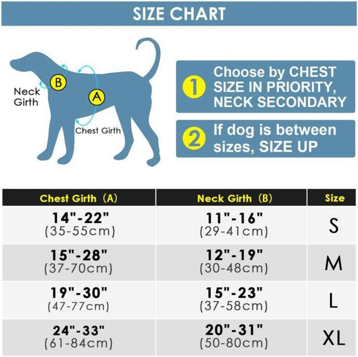 ThinkPet Anti Zug Hundegeschirr XL Leuchtend Schwarz