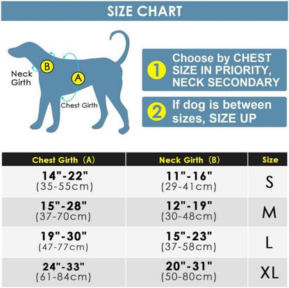 ThinkPet Anti Zug Hundegeschirr XL Leuchtend Schwarz