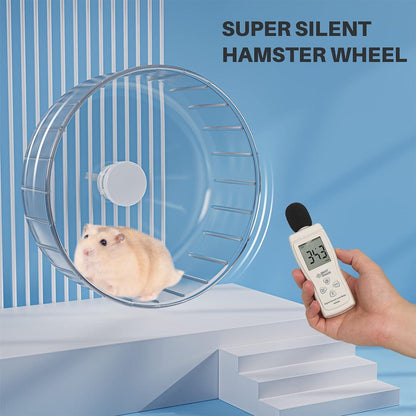 Transparentes Hamsterrad 15cm Laufrad für Kleintiere