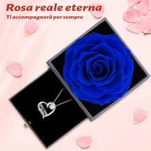 Sunia Ewige Rose Geschenk für Mama & Halskette Set 925