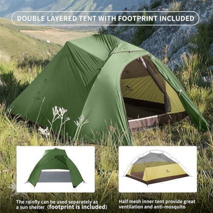 Ultraleichtes 3-Personen Zelt für Camping & Wandern