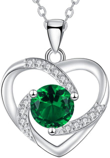 Herz Kette Damen 925 Silber Anhänger Halskette Muttertag Geschenk
