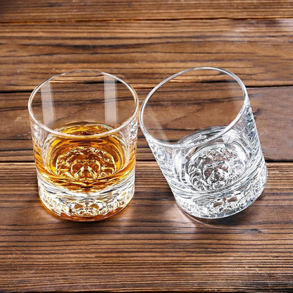 Whisky Gläser Rum Gläser mit Löwenmuster 300ml 2 Stück
