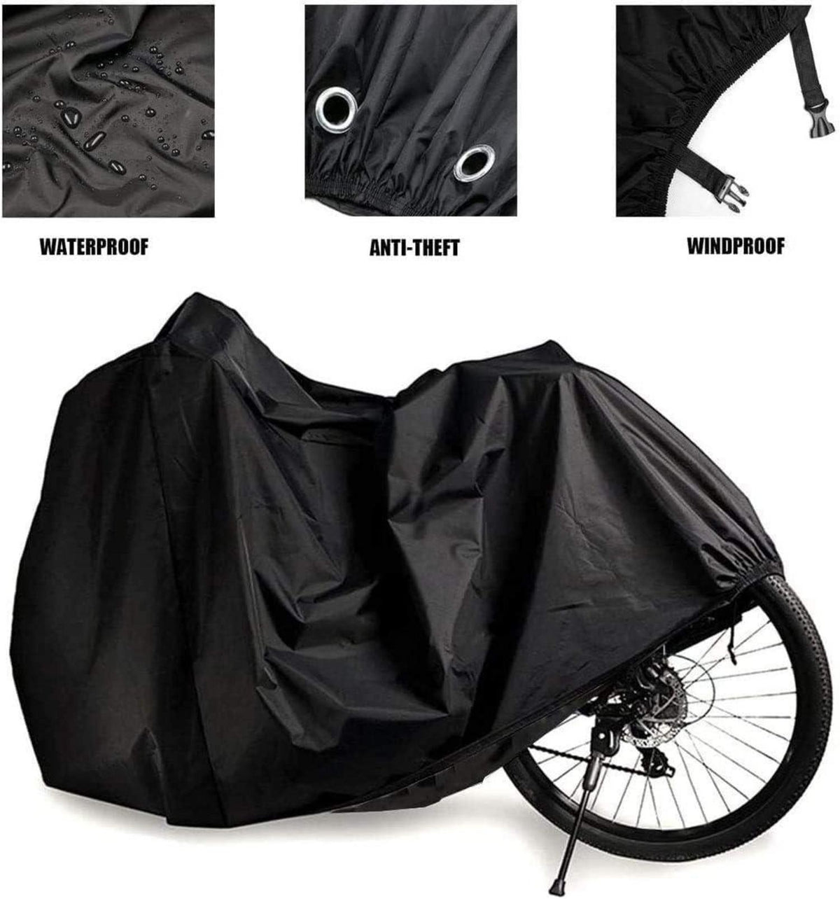 Fahrradgarage wasserdicht 200x110x70 cm Nylon-Gewebe