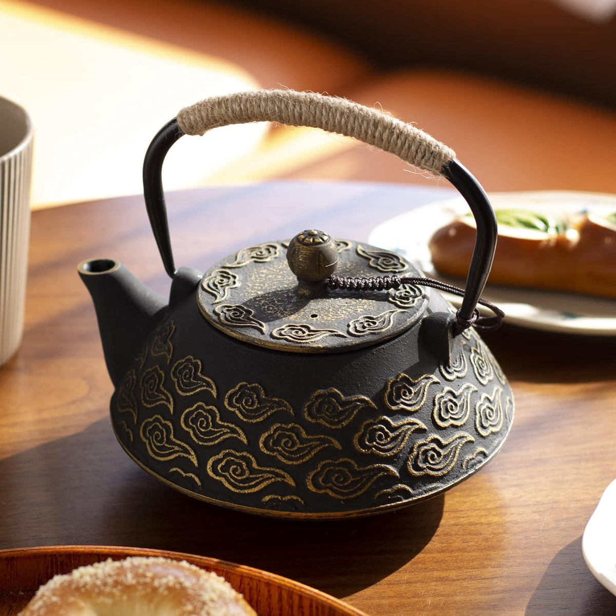 Gusseisen Teekanne mit Infuser 800ml Japanische Teekessel