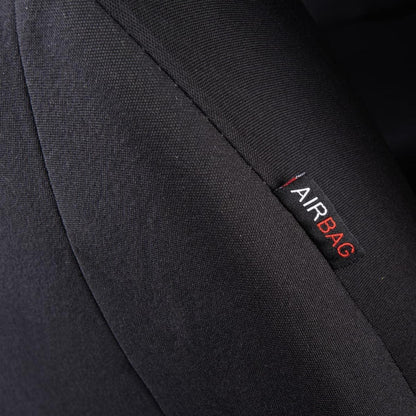 Autositzbezüge Komplettset Universal Niedriger Rücken Polyester Schwarz