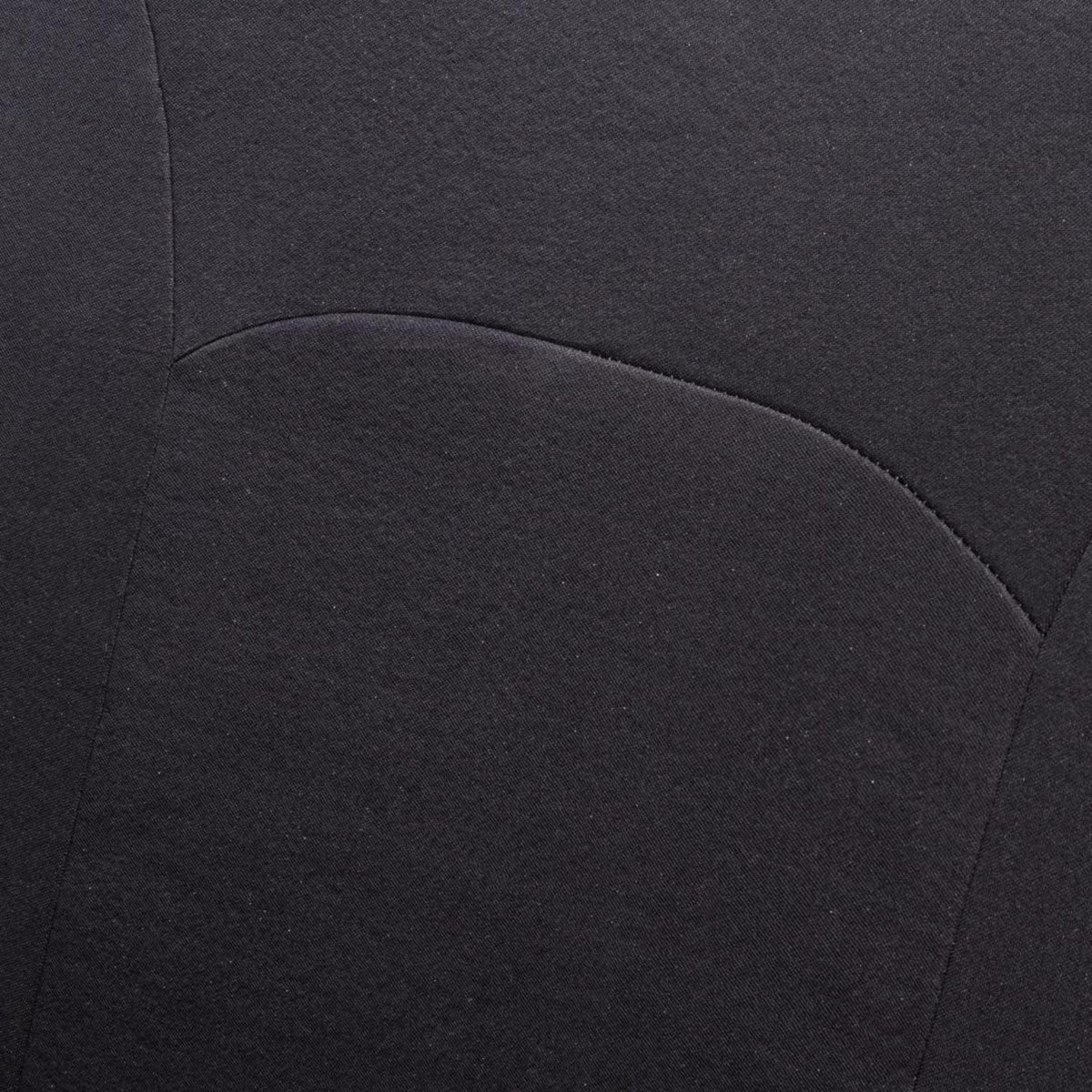 Autositzbezüge Komplettset Universal Niedriger Rücken Polyester Schwarz