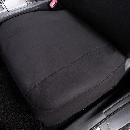 Autositzbezüge Komplettset Universal Niedriger Rücken Polyester Schwarz