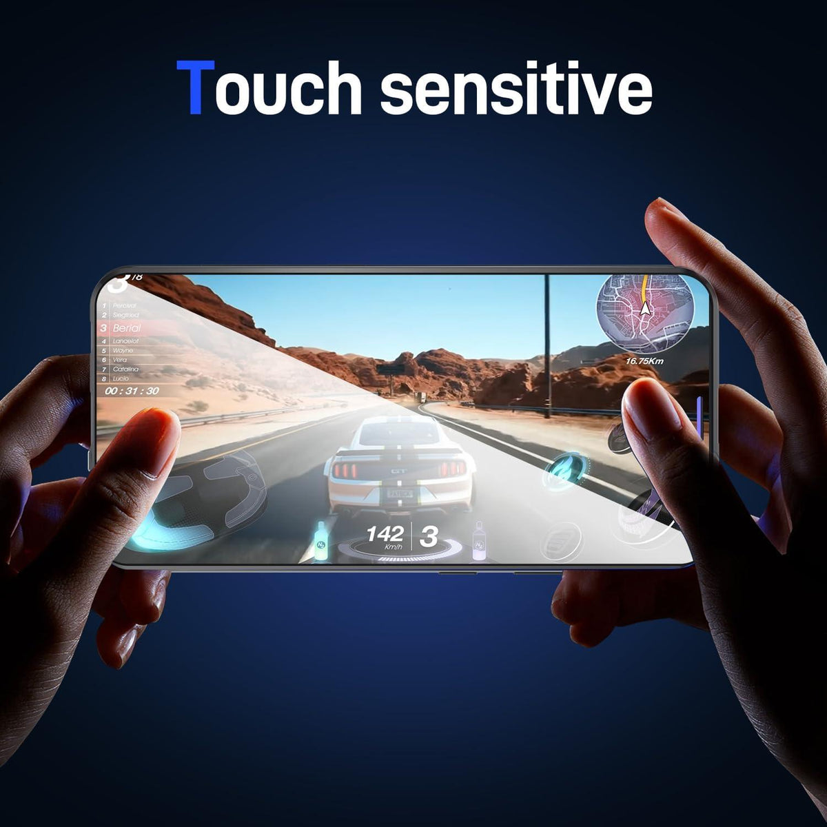 Samsung Galaxy A53 5G Hülle, Magnetische Adsorption Metall Flip Case - Schwarz