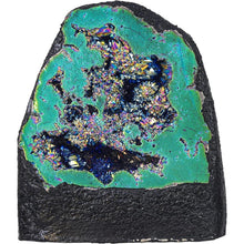 Titan-beschichteter Kristall Cluster Geode, mehrfarbig, 200-370g