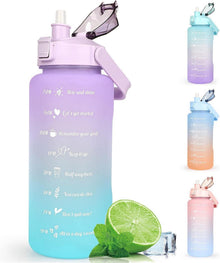 2L Sport Trinkflasche mit Zeitmarkierung und