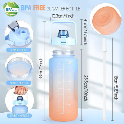 2L Trinkflasche BPA Freie Sport Wasserflasche mit