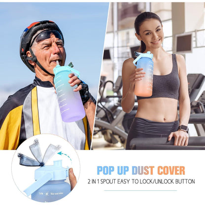 2L Trinkflasche BPA Freie Sport Wasserflasche mit