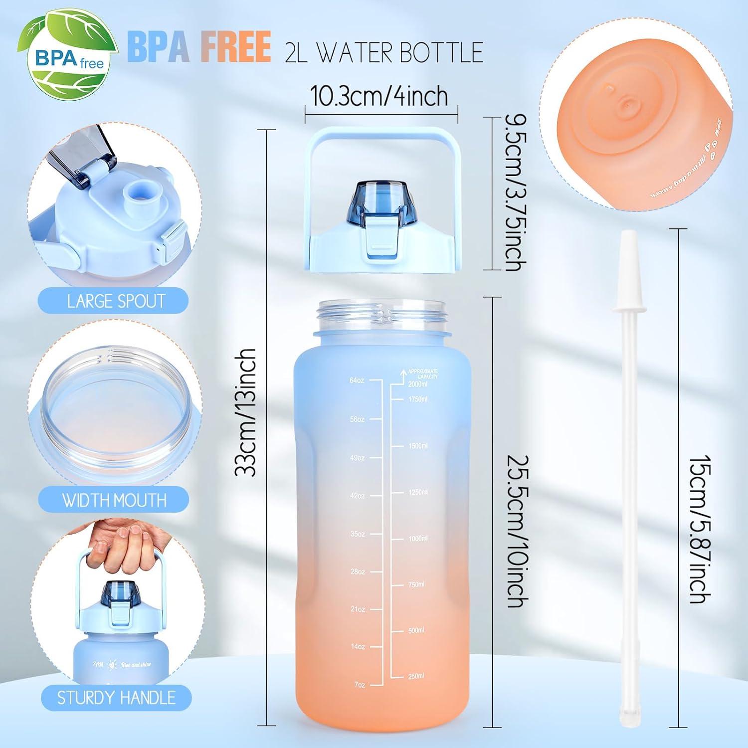 2L Trinkflasche BPA Freie Sport Wasserflasche mit