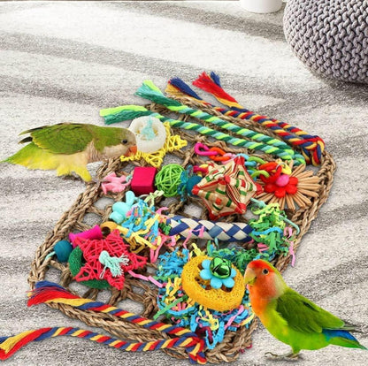 Vogelspielzeug für Sittiche Nymphensittiche Lovebirds
