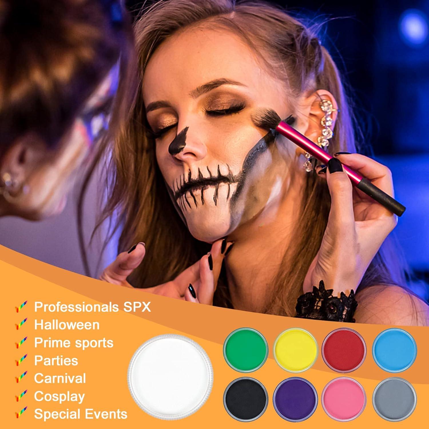 Halloween Schminke Professional 30g x 2 Wasserbasis Kinder Erwachsene Zombie