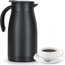 1L Doppelwandige Vakuum Isolierkanne für Kaffee Tee Wasser