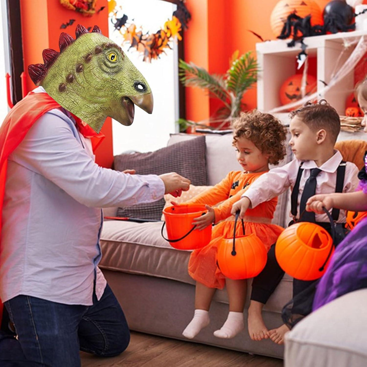 Pterosaurian Dinosaurier Maske Latex Realistische Halloween