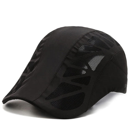 Herren Schirmmütze atmungsaktiv – Baskenmütze für Outdoor & Sport